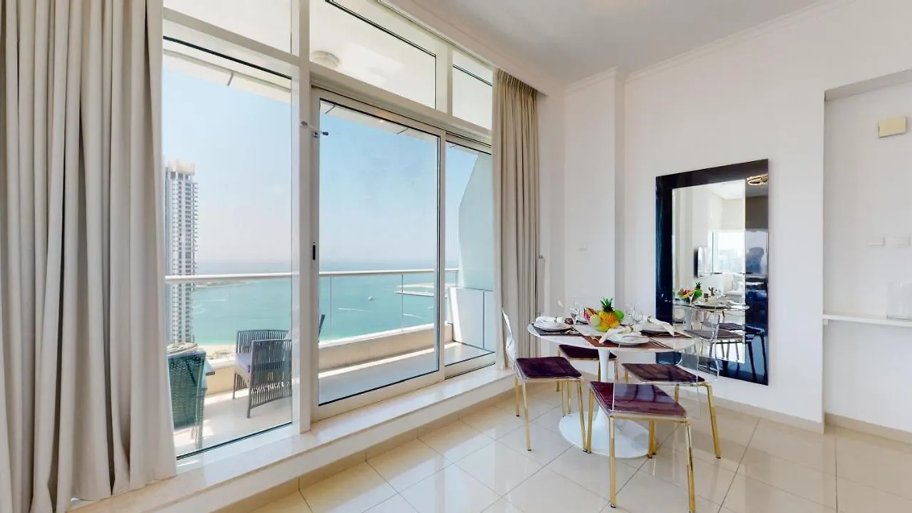 דובאי Br Luxe 1 Bdr Apartment W/ Balcony & Sea Views איחוד האמירויות הערביות
